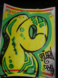 P for Pause — Original Graffiti Sticker