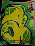 A from Pause — Original Graffiti Sticker