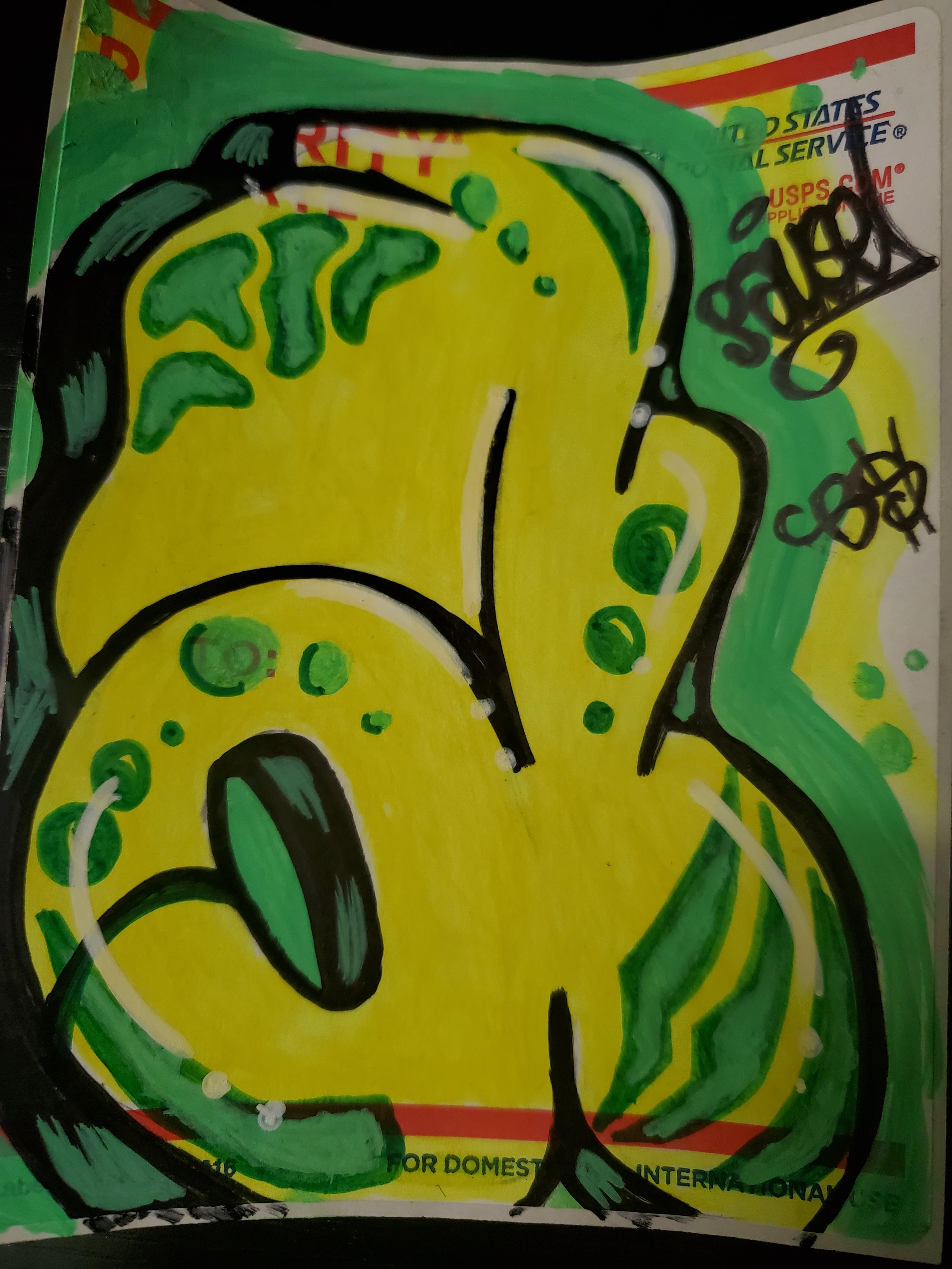 A from Pause — Original Graffiti Sticker