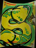 S from Pause — Original Graffiti Sticker