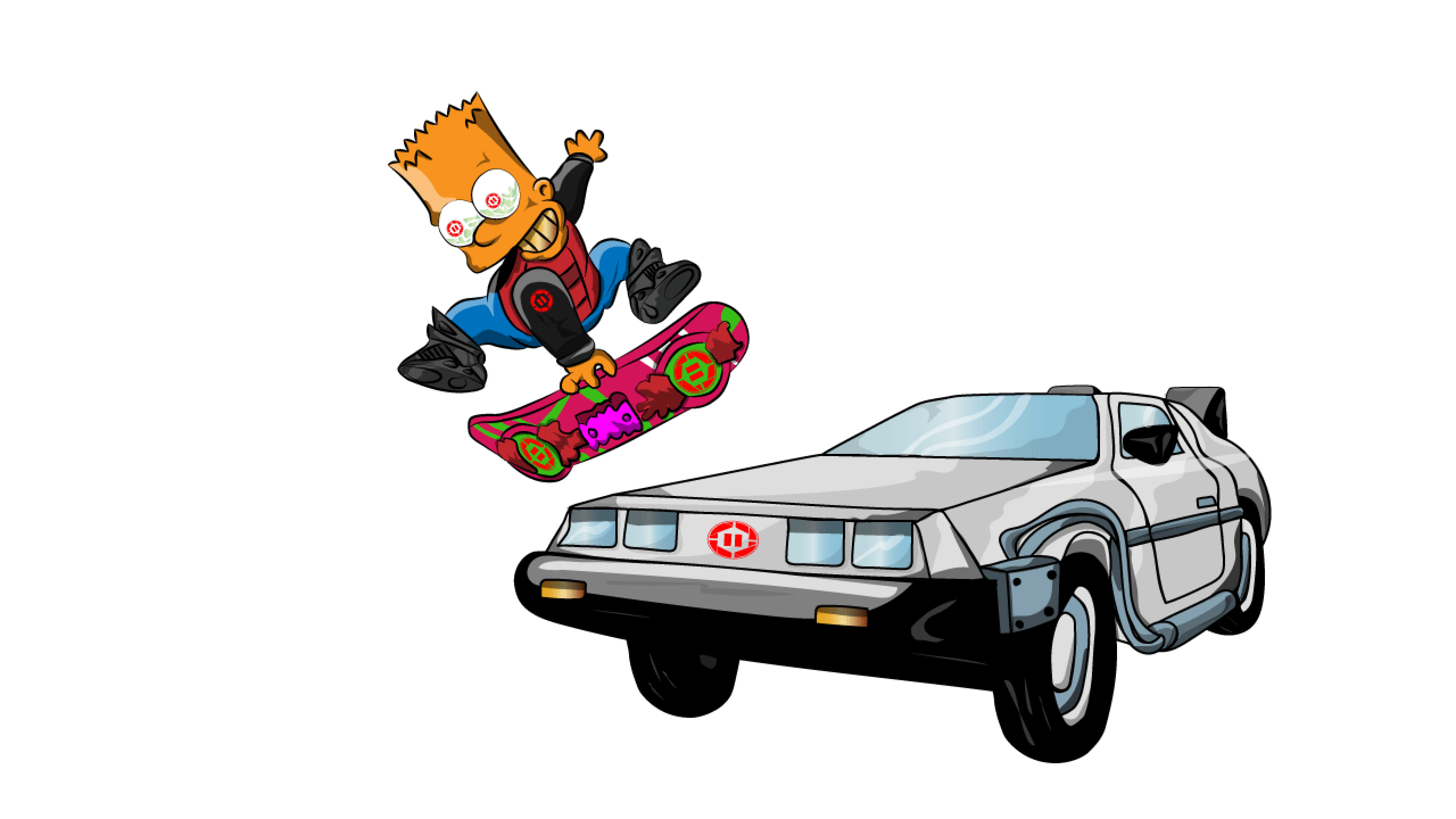 Ghetto Bronx Graffiti Cartoon Renders — Original Vector Art by Pause One
