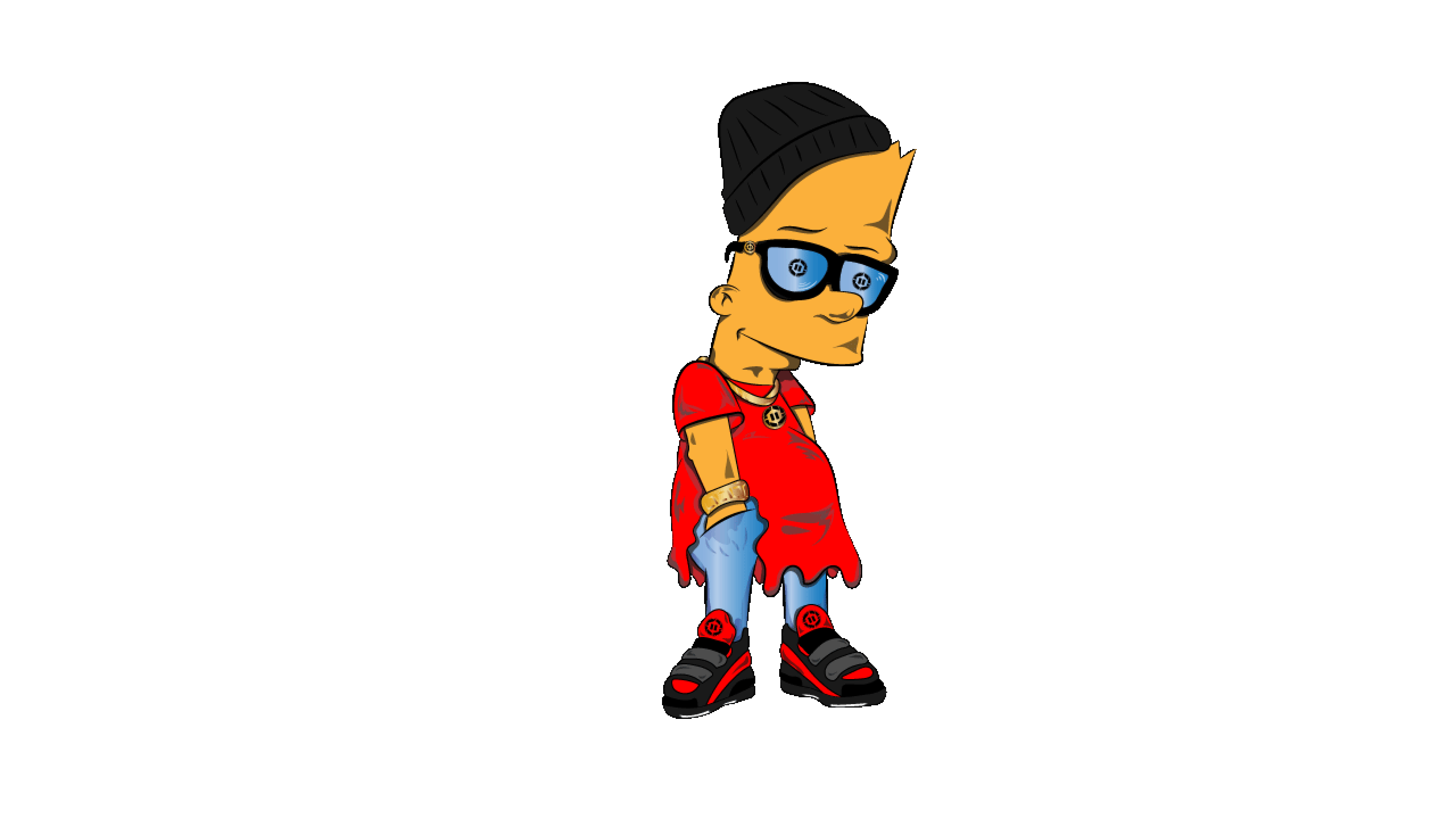 Ghetto Bronx Graffiti Cartoon Renders — Original Vector Art by Pause One