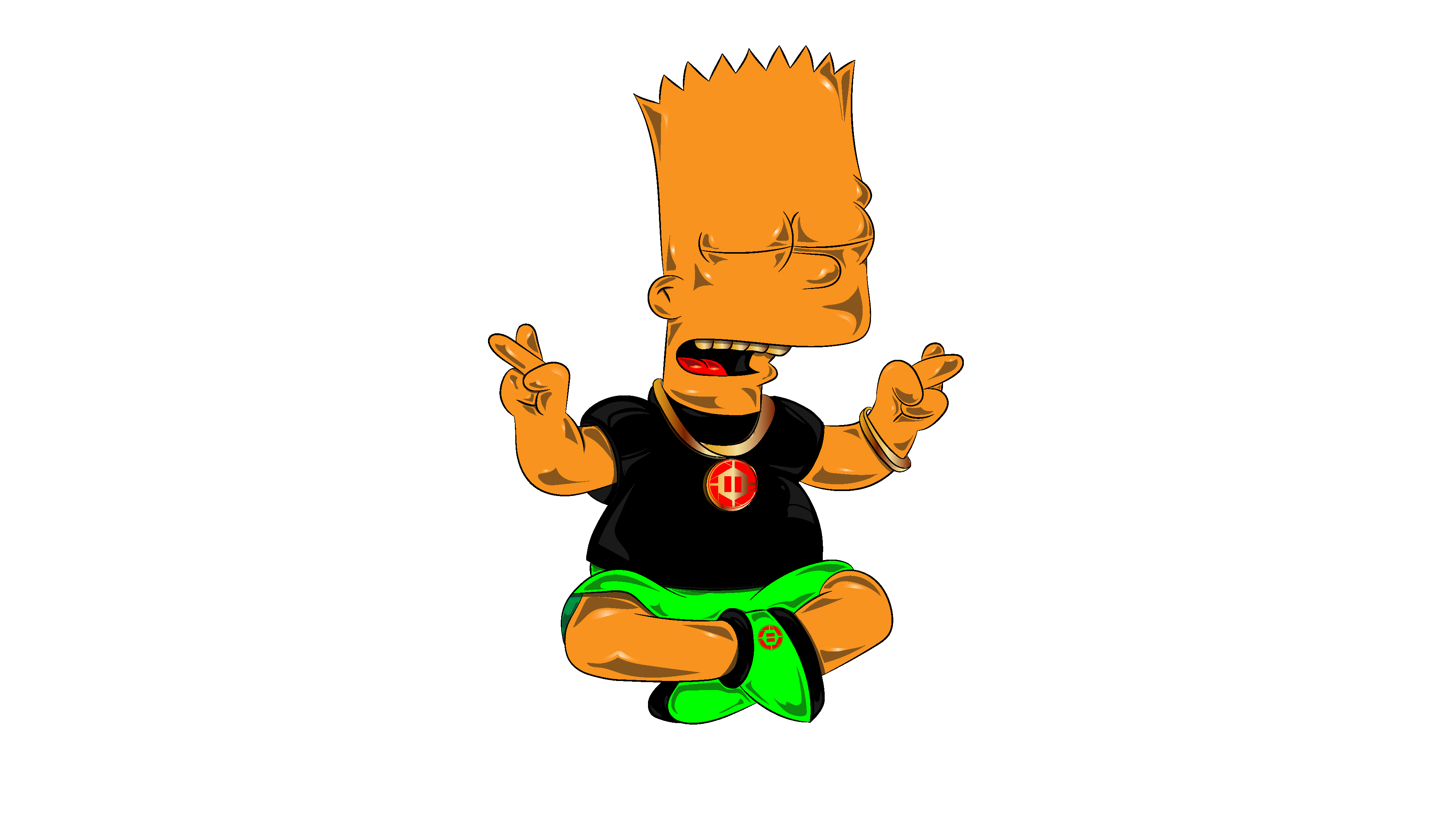 Ghetto Bronx Graffiti Cartoon Renders — Original Vector Art by Pause One