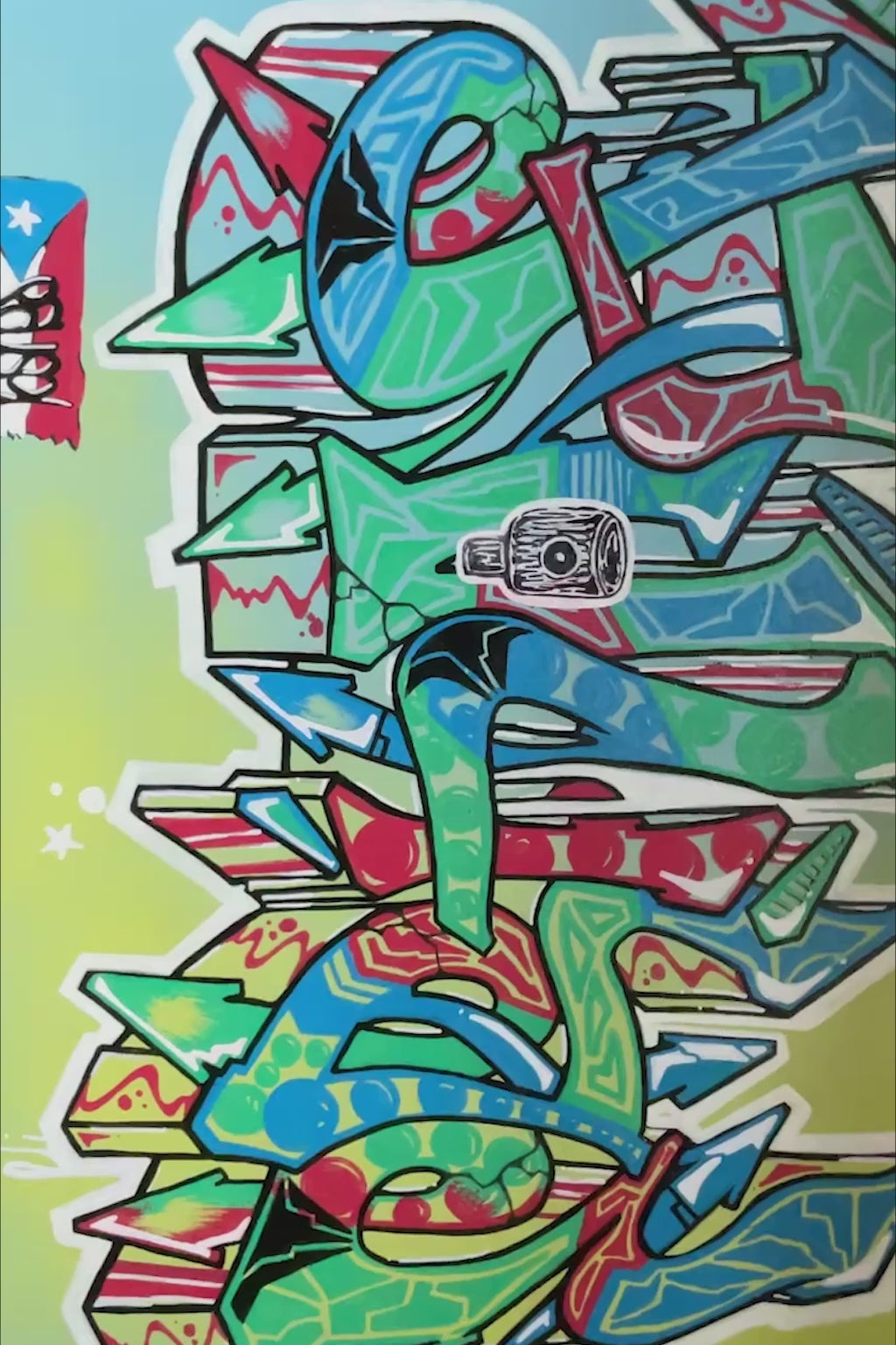 Bronx Die Hard 90s — Original Graffiti Canvas by Pause One